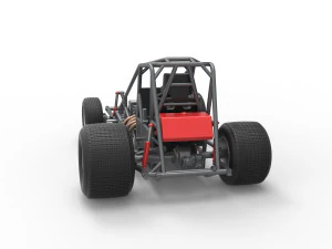 Super rod Base Scale 1 to 25 3D Print Model