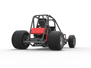 Super rod Base Scale 1 to 25 3D Print Model
