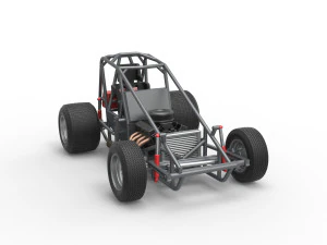 Super rod Base Scale 1 to 25 3D Print Model