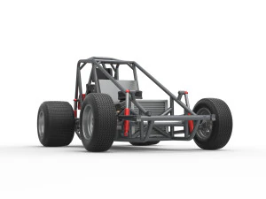 Super rod Base Scale 1 to 25 3D Print Model