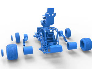 Super rod Base Scale 1 to 25 3D Print Model
