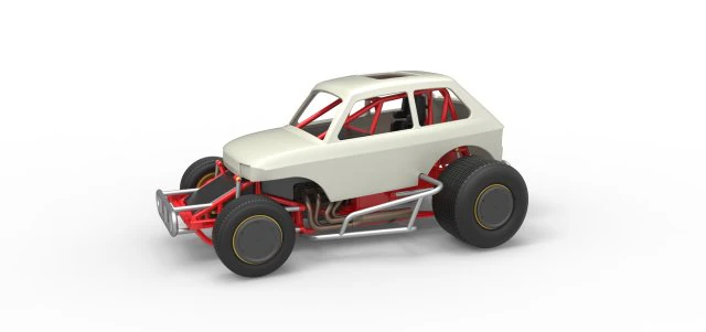 Super rod Version 2 Scale 1 to 25 3D Print Model .c4d .max .obj .3ds .fbx .stl .blend