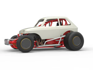 Super rod Version 2 Scale 1 to 25 3D Print Model