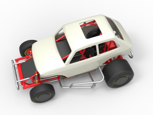 Super rod Version 2 Scale 1 to 25 3D Принт Модель