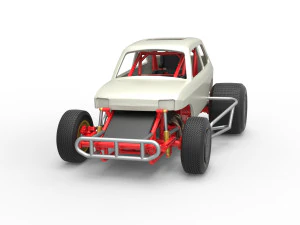 Super rod Version 2 Scale 1 to 25 3D Print Model