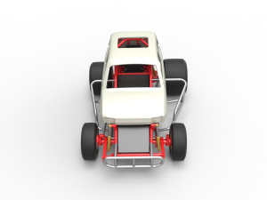 Super rod Version 2 Scale 1 to 25 3D Принт Модель