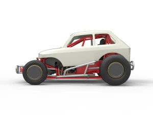 Super rod Version 2 Scale 1 to 25 3D Print Model