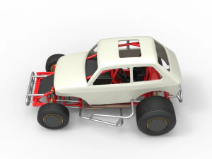 Super rod Version 2 Scale 1 to 25 3D Print Model