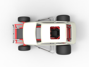 Super rod Version 2 Scale 1 to 25 3D Принт Модель