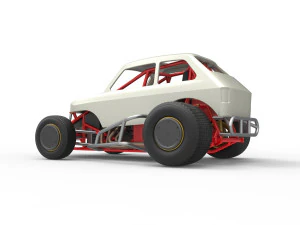 Super rod Version 2 Scale 1 to 25 3D Print Model