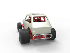 Super rod Version 2 Scale 1 to 25 3D Print Model