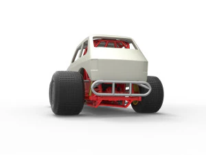Super rod Version 2 Scale 1 to 25 3D Print Model