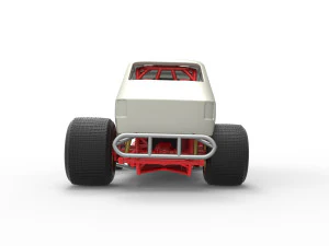 Super rod Version 2 Scale 1 to 25 3D Print Model