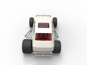 Super rod Version 2 Scale 1 to 25 3D Print Model