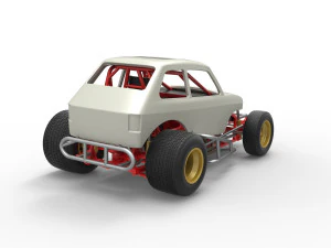 Super rod Version 2 Scale 1 to 25 3D Print Model