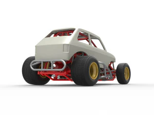 Super rod Version 2 Scale 1 to 25 3D Print Model