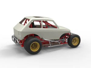 Super rod Version 2 Scale 1 to 25 3D Print Model