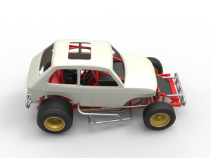 Super rod Version 2 Scale 1 to 25 3D Принт Модель
