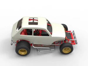 Super rod Version 2 Scale 1 to 25 3D Print Model