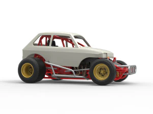 Super rod Version 2 Scale 1 to 25 3D Print Model