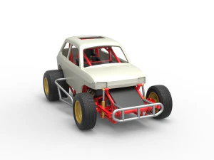 Super rod Version 2 Scale 1 to 25 3D Print Model