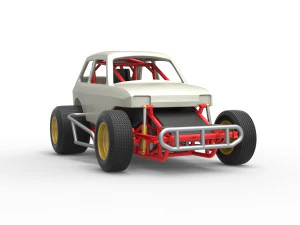 Super rod Version 2 Scale 1 to 25 3D Print Model