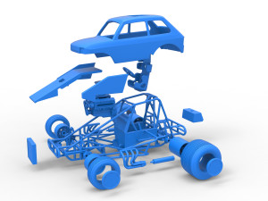Super rod Version 2 Scale 1 to 25 3D Принт Модель
