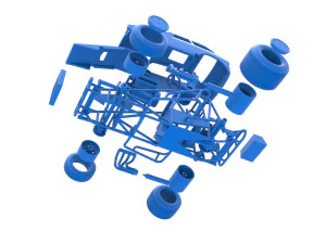 Super rod Version 2 Scale 1 to 25 3D Print Model