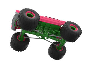 Monster Truck Concept Scale 1 to 25 Modello di stampa 3D
