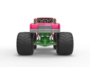 Monster Truck Concept Scale 1 to 25 3D Print Model
