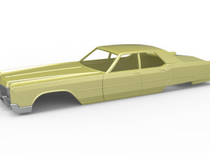Vintage car Shell of Monster Truck Scale 1 to 25 3Dプリントモデル
