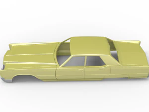 Vintage car Shell of Monster Truck Scale 1 to 25 3D Print Model