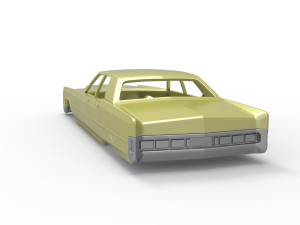 Vintage car Shell of Monster Truck Scale 1 to 25 3D प्रिंट मॉडल