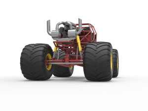 Monster truck base Version 3 Scale 1 to 25 3D Принт Модель
