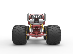 Monster truck base Version 3 Scale 1 to 25 3D Принт Модель