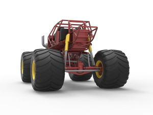 Monster truck base Version 3 Scale 1 to 25 3D Принт Модель
