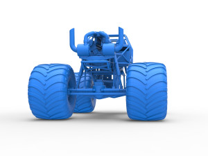 Monster truck base Version 3 Scale 1 to 25 3D Принт Модель