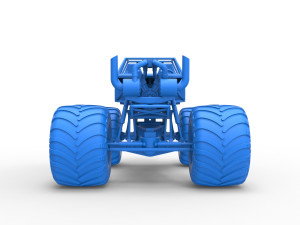 Monster truck base Version 3 Scale 1 to 25 3D Принт Модель