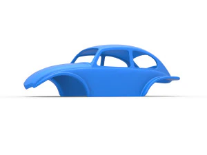 Shell of Super rod Version 2 Scale 1 to 25 3D Print Model