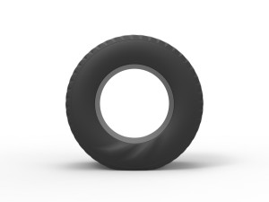 Pulling tractor rear tire while pulling Scale 1 to 25 Modelo de Impressão 3D