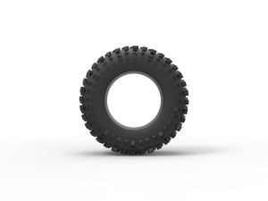 Offroad tire 131 Scale 1 to 25 Model Cetak 3D