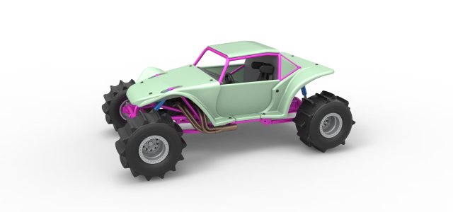 Formula Off Road Version 2 Scale 1 to 25 3D 프린트 모델 .c4d .max .obj .3ds .fbx .stl .blend 