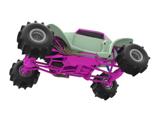 Formula Off Road Version 2 Scale 1 to 25 3D 프린트 모델