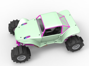 Formula Off Road Version 2 Scale 1 to 25 3D 프린트 모델