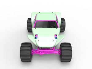 Formula Off Road Version 2 Scale 1 to 25 3D 프린트 모델