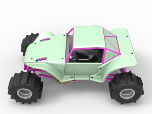 Formula Off Road Version 2 Scale 1 to 25 3D 프린트 모델