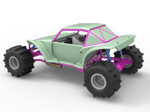 Formula Off Road Version 2 Scale 1 to 25 3D 프린트 모델