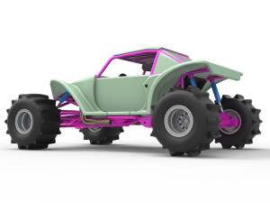 Formula Off Road Version 2 Scale 1 to 25 3D 프린트 모델