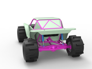 Formula Off Road Version 2 Scale 1 to 25 3D 프린트 모델