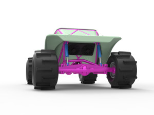 Formula Off Road Version 2 Scale 1 to 25 3D 프린트 모델